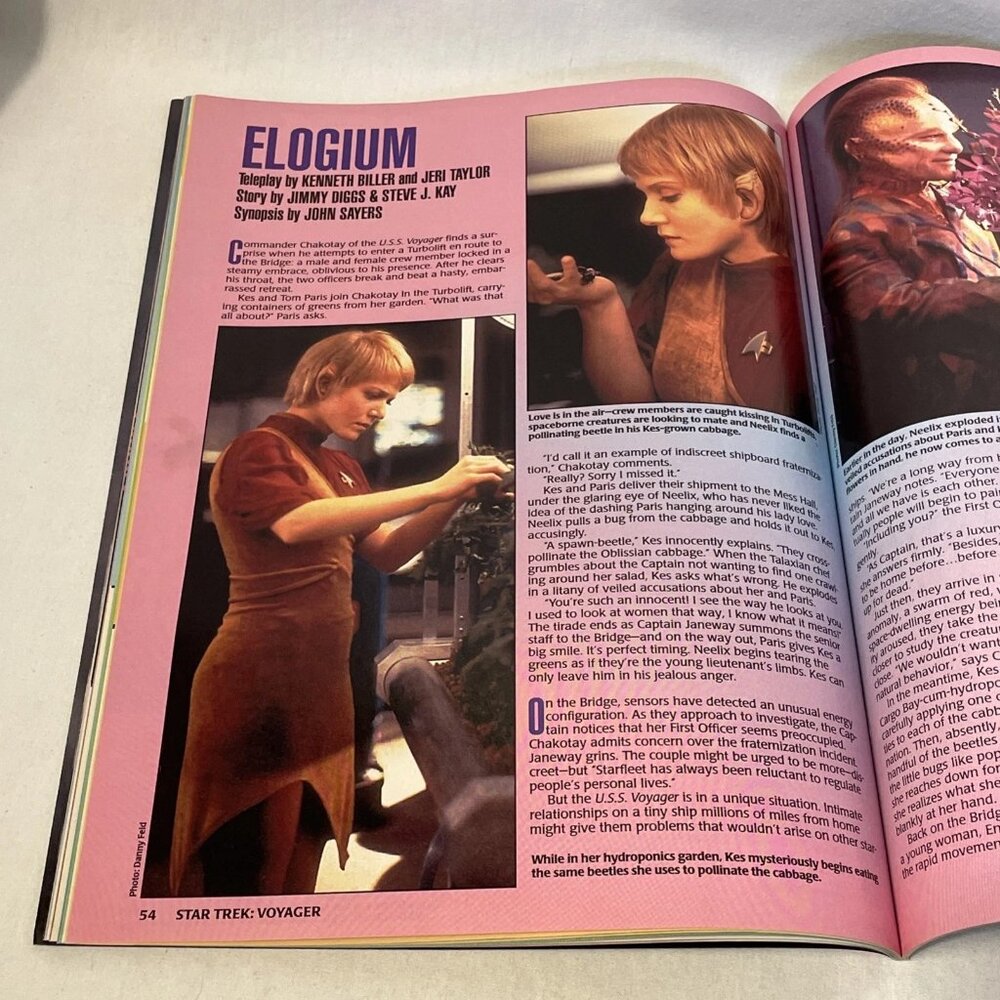 Star Trek Voyager #5 Magazine Feb 1996 Kate Mulgrew Starlog Official TV Sci-Fi - Picture 8 of 9
